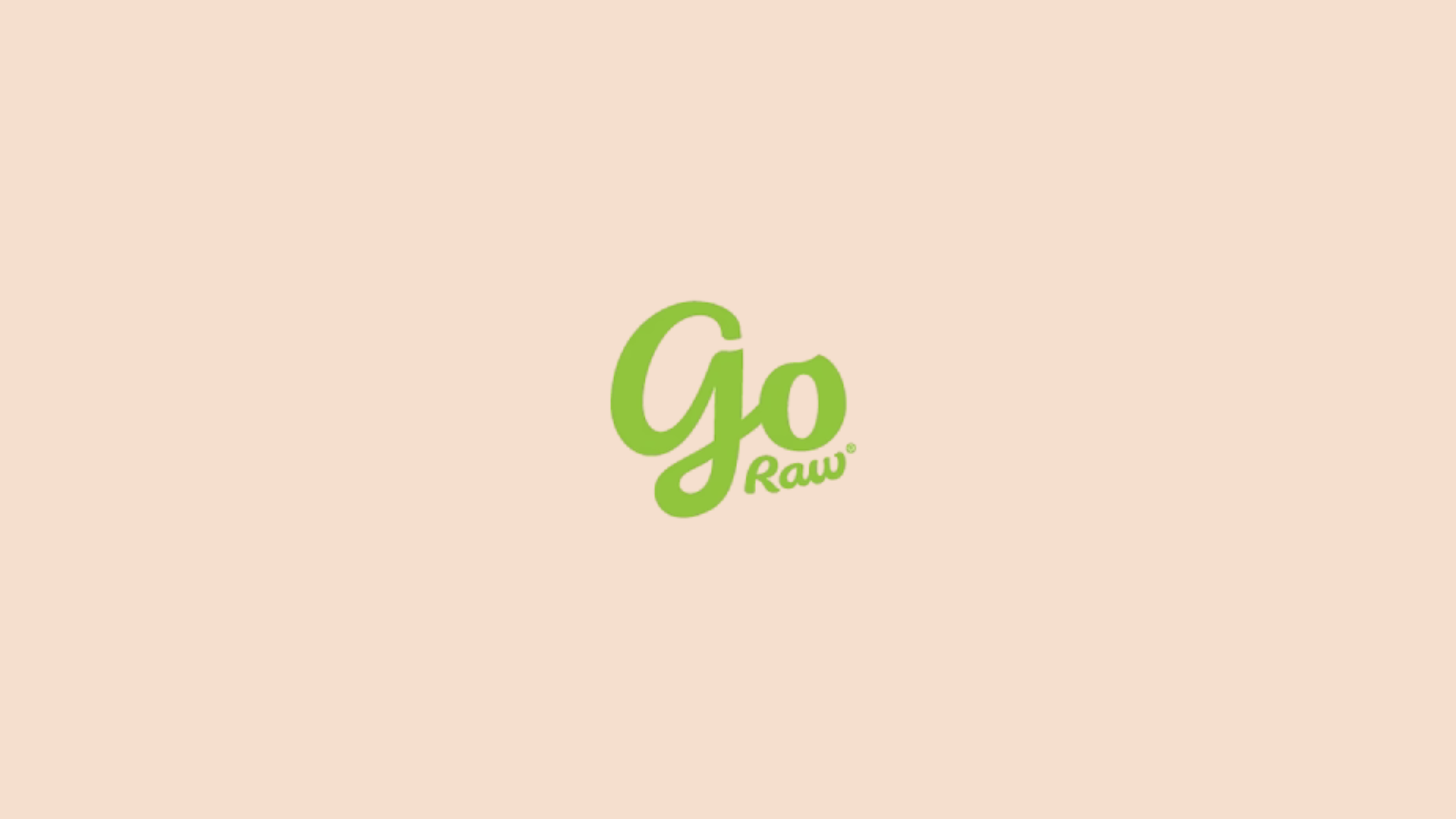Go Raw logo on an almond color background for Non-UPF Verified testimonial on the website